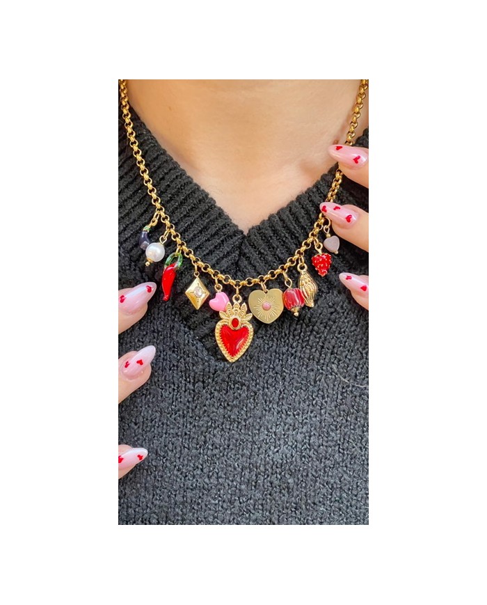 COLLIER BRELOQUES CARINA