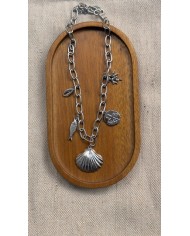 COLLIER SEA ARGENTÉ