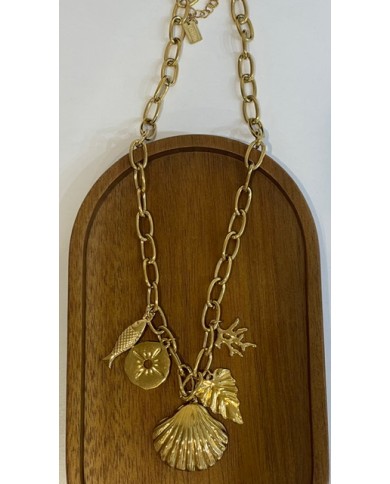 COLLIER SEA DORÉ