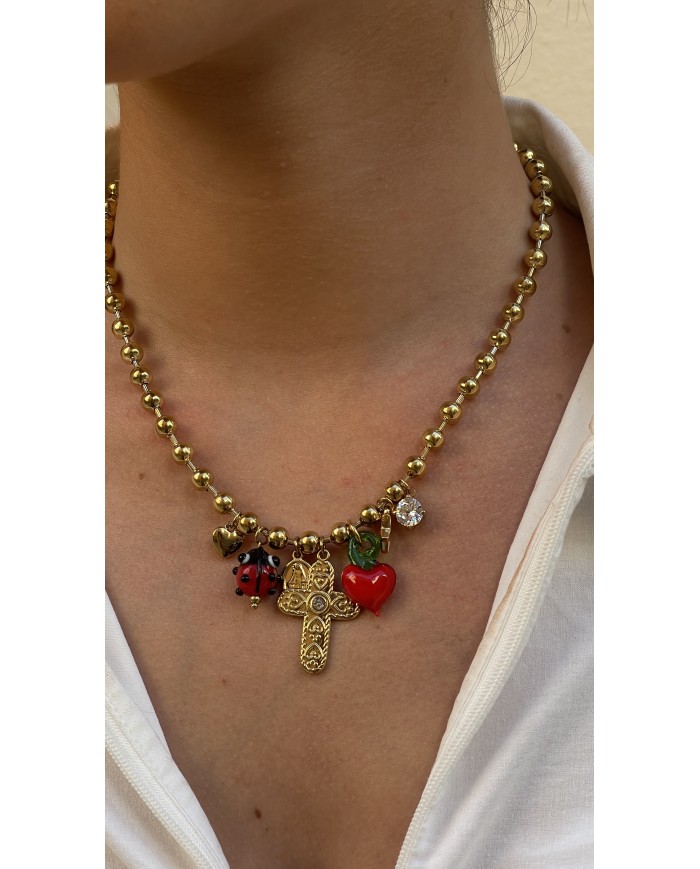 COLLIER BRELOQUES LILIE